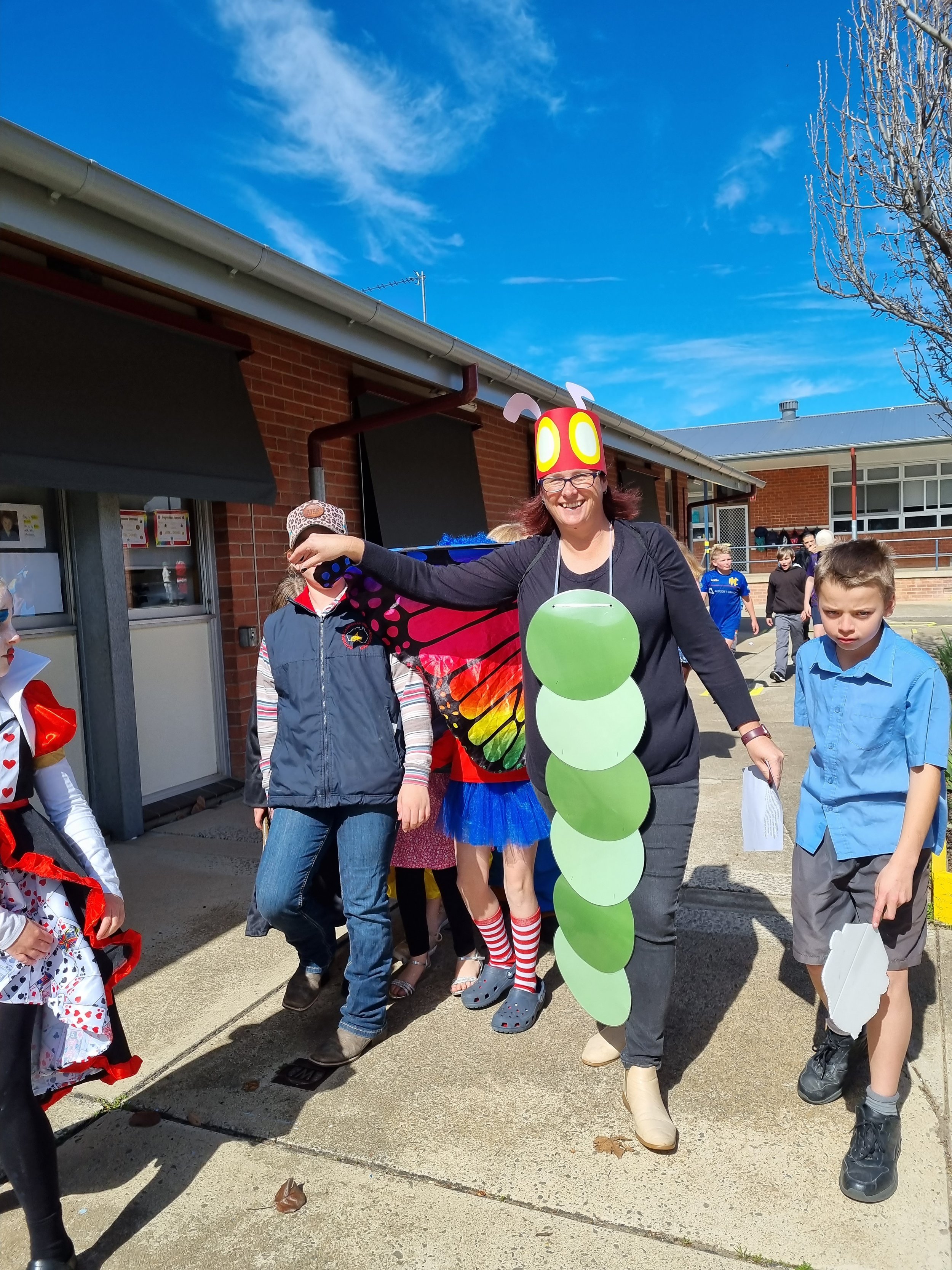 Mrs Books and Class Very Hungry Caterpillar.jpg