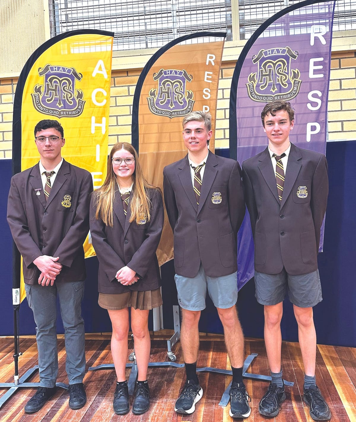 HWMHS 2024 school captains inducted