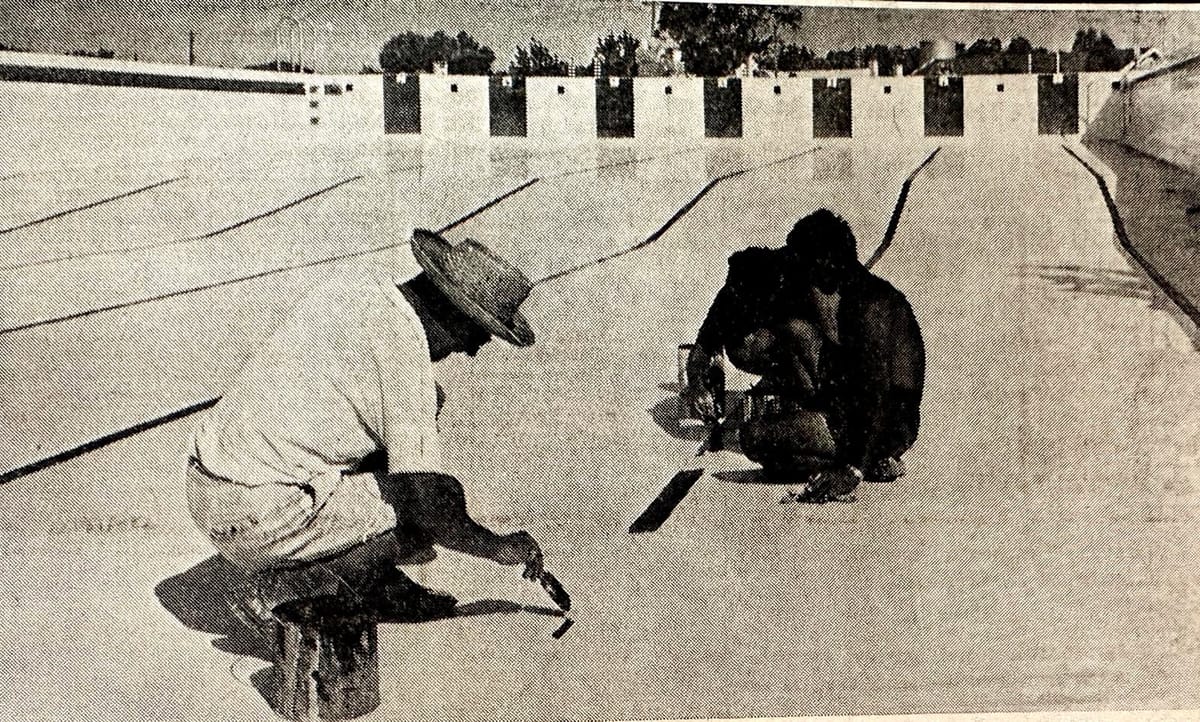 “Flat out of dough” The building of the first John Houston Memorial Swimming Pool.