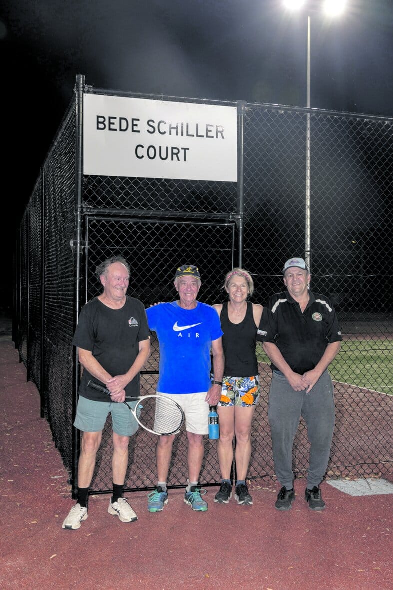 Bede Schiller honoured for his tireless efforts