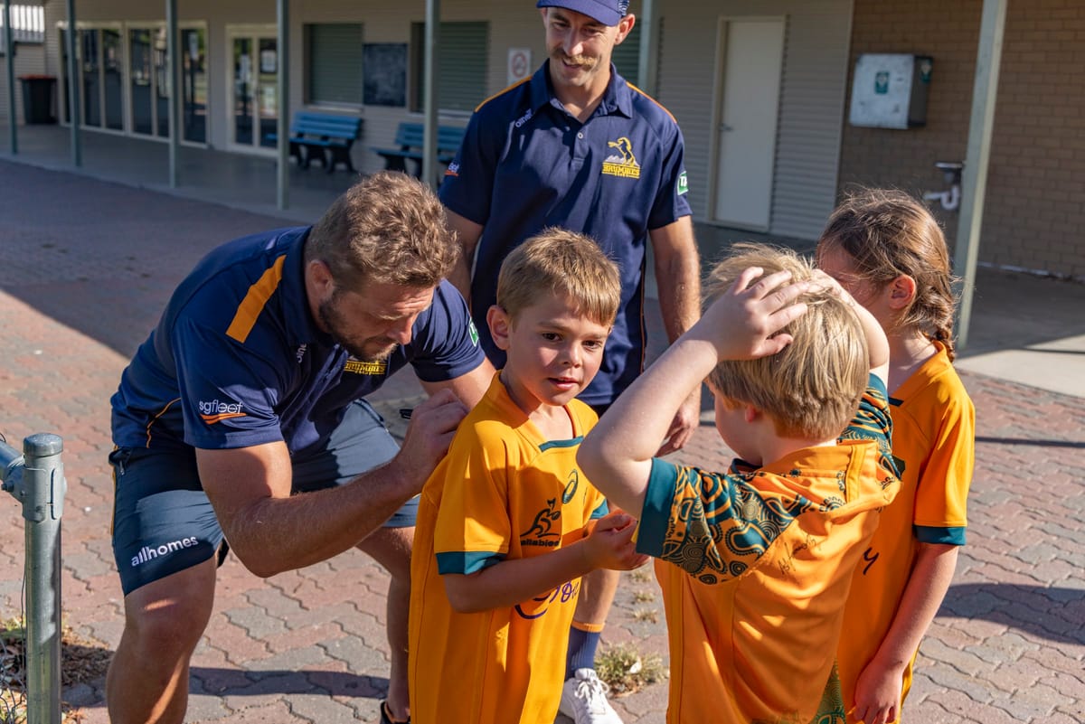 Cutters’ busy day with Rugby stars