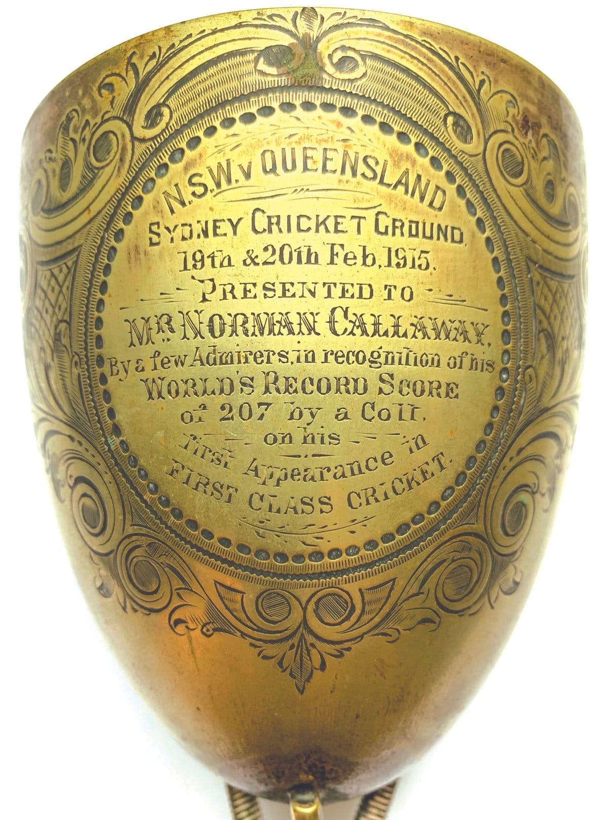 Norman Callaway, the prodigy with a better first-class average than Bradman