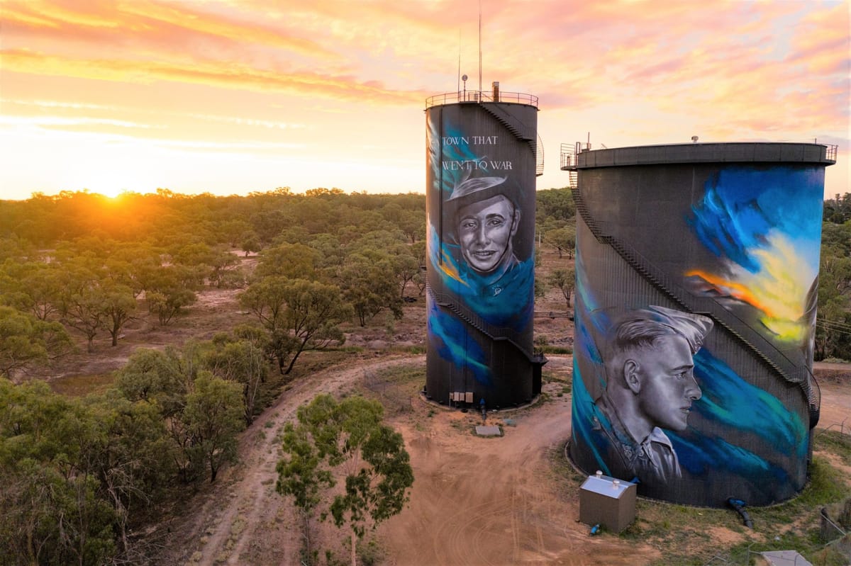 A towering tribute to service men and women