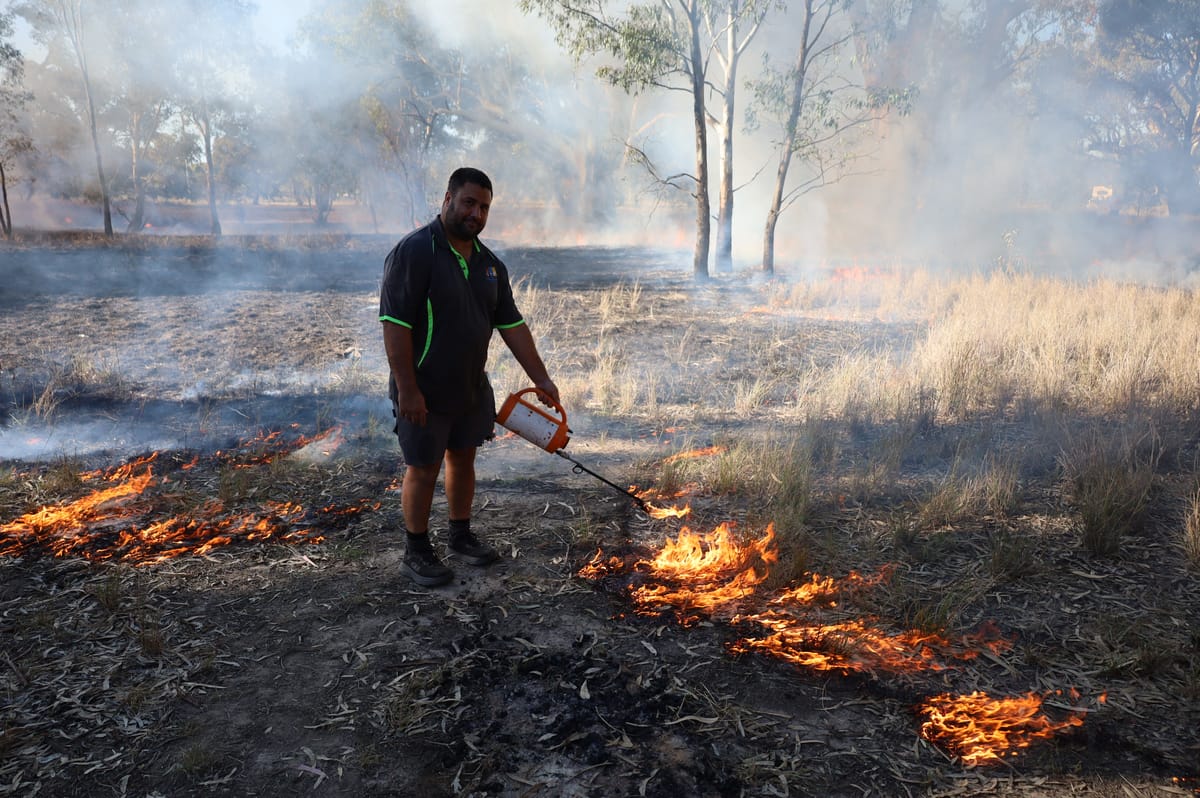 Roaring success at cultural burn day
