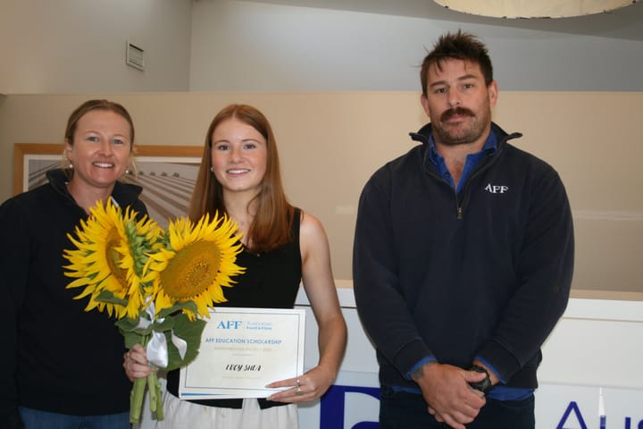 AFF scholarship awarded, as new grower rep joins the Hay Gin team - “It’s good to be back”