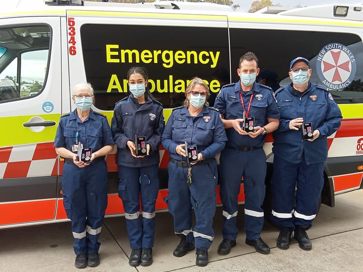 Pandemic medals awarded