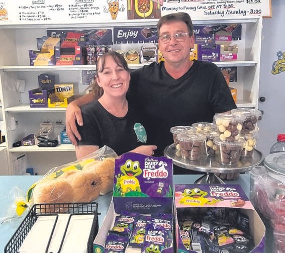 The latest link in the Hills chain: the wonderful, happy Carrie and Graham Matthews at Hill’s Corner Store