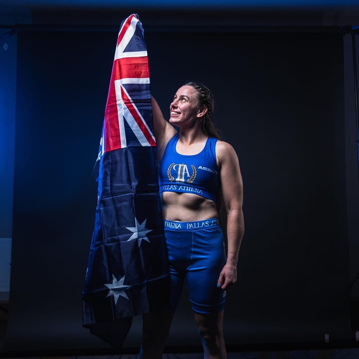 Home grown hero, Danielle ‘Drop Bear’ Curtis Pallas Athena strikes again at Women's Fighting Championship