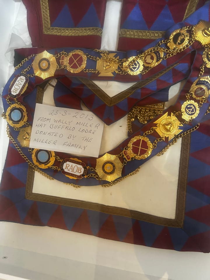 The history of the Freemasons in Hay