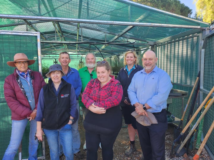 Landcare demonstration site and nursery in full swing