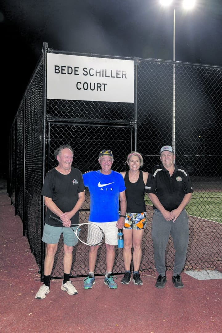 Bede Schiller honoured for his tireless efforts