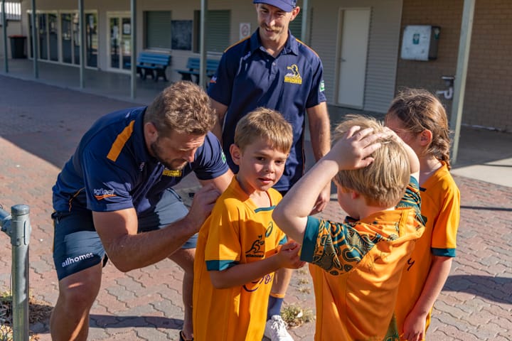 Cutters’ busy day with Rugby stars