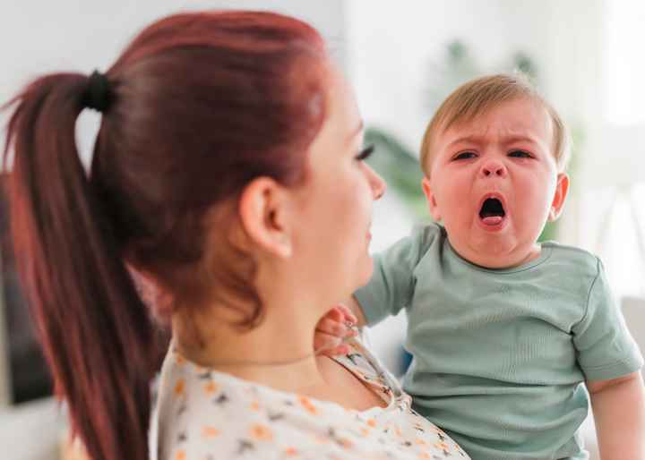 Runny nose, sneezing, mild cough and fever. What this flu season can mean to a young family.