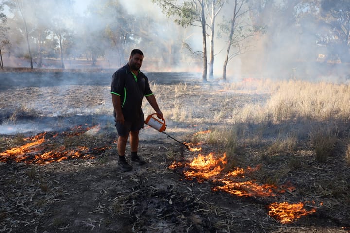 Roaring success at cultural burn day