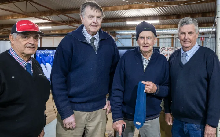 Ross Wells OAM honoured as 2025 Hay Merino Sheep Show Ambassador